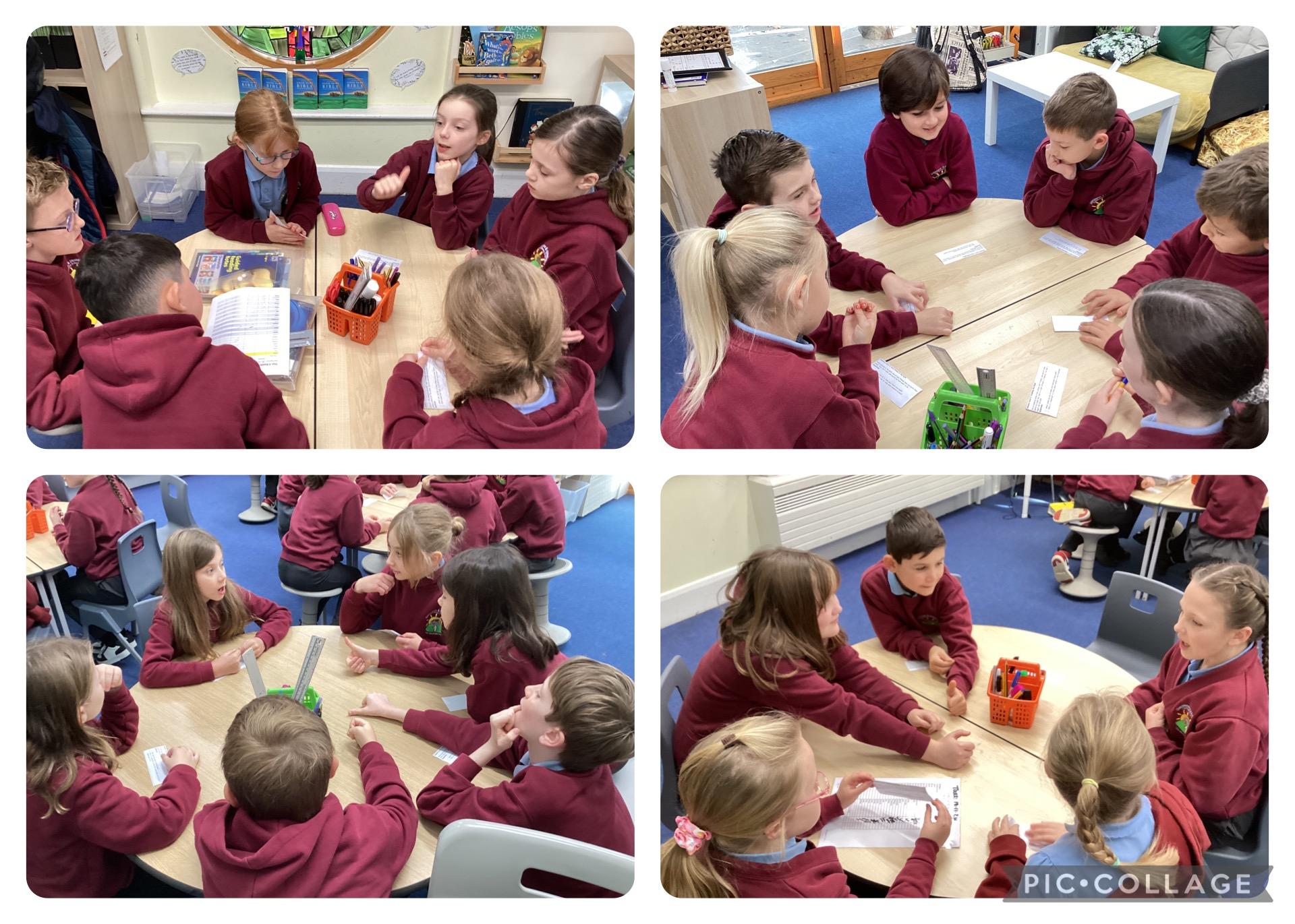 Year 4 discussing article 19 of the UNCRC through social scenarios. Great listening and ex